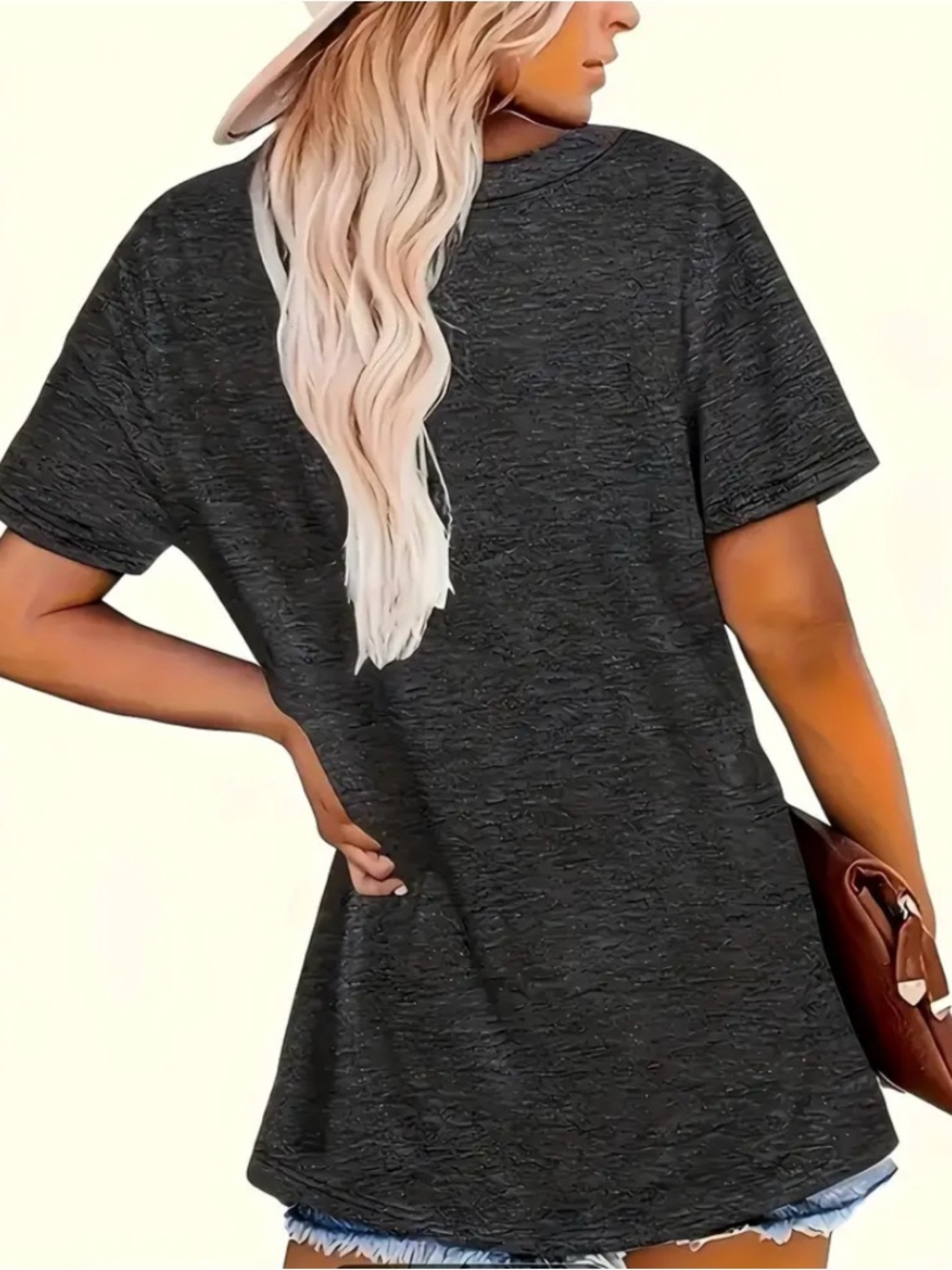 WESTERN Yee-Haw State of Mind Charcoal Graphic Tee Shirt - Picture 2 of 5